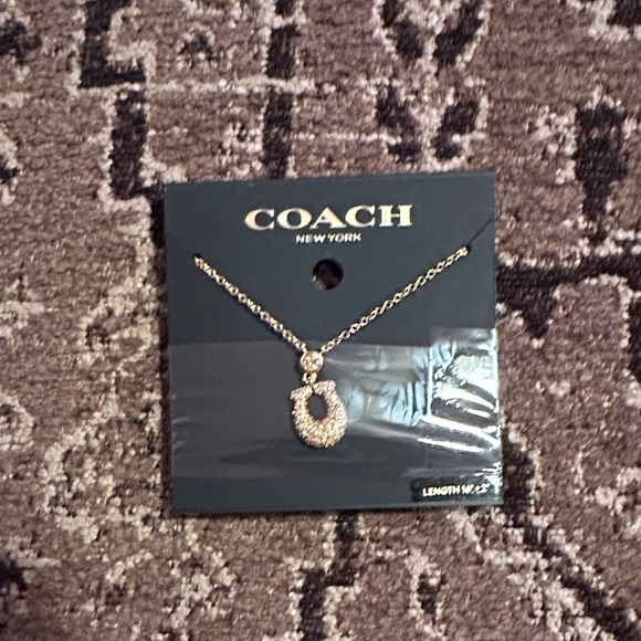 Coach Jewelry - Coach Gold Pendant Necklace